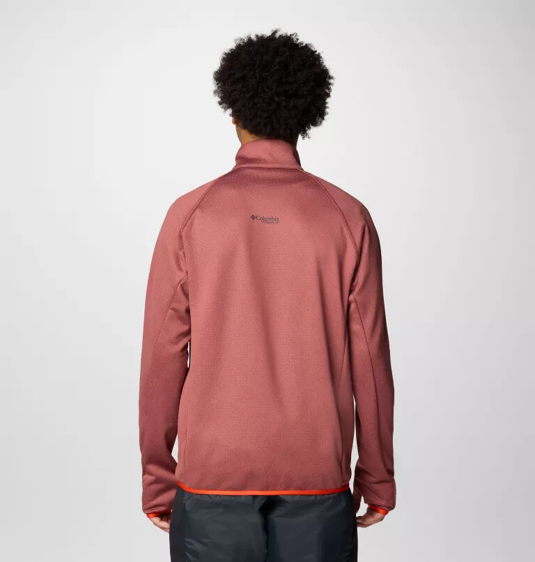 Ανδρικό μπουφάν triple canyon grid fleece ii με φερμουάρ σε όλο το μήκος