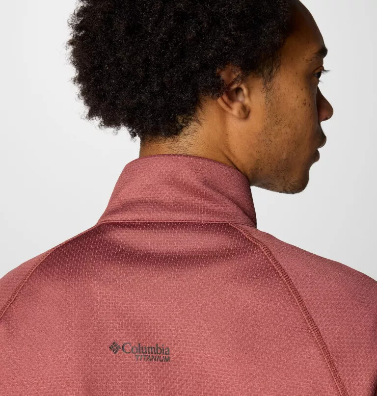 Ανδρικό μπουφάν triple canyon grid fleece ii με φερμουάρ σε όλο το μήκος