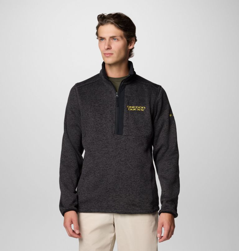 Ανδρικό collegiate Πουλόβερ weather με Φλις και Μισό Φερμουάρ - oregon