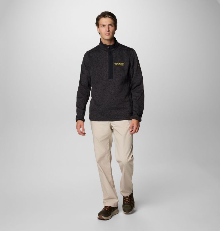 Ανδρικό collegiate Πουλόβερ weather με Φλις και Μισό Φερμουάρ - oregon