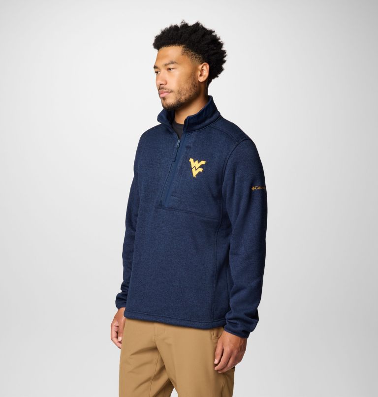 Ανδρικό collegiate Πουλόβερ weather με Φλις και Μισό Φερμουάρ - Δυτική Βιρτζίνια