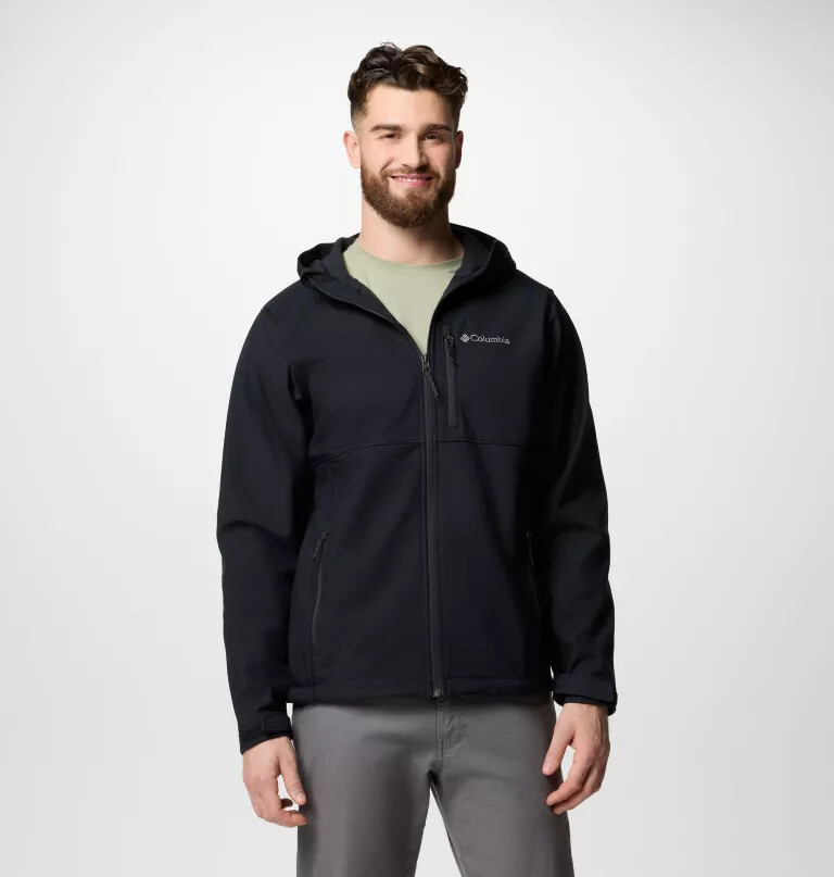 Ανδρικό μπουφάν softshell με κουκούλα ascende ii