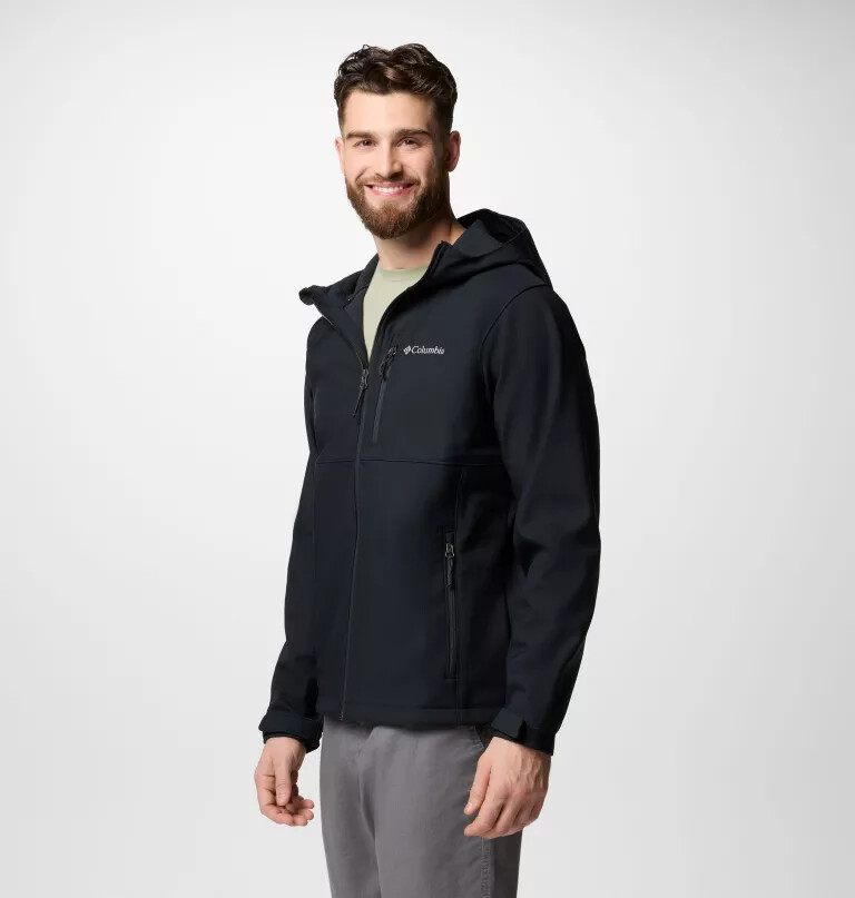 Ανδρικό μπουφάν softshell με κουκούλα ascende ii