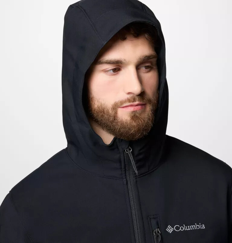 Ανδρικό μπουφάν softshell με κουκούλα ascende ii