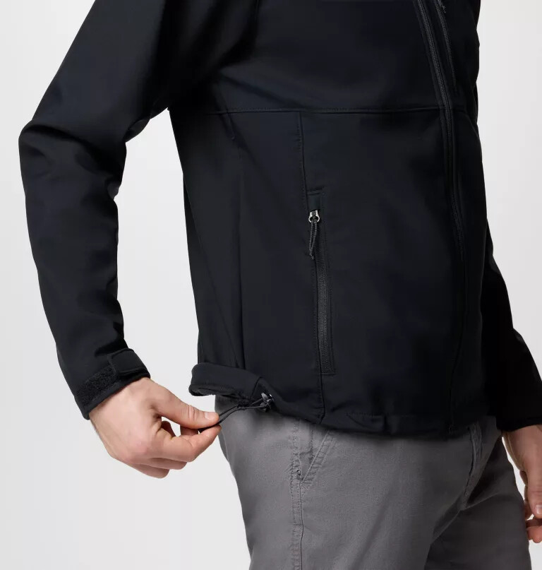 Ανδρικό μπουφάν softshell με κουκούλα ascende ii