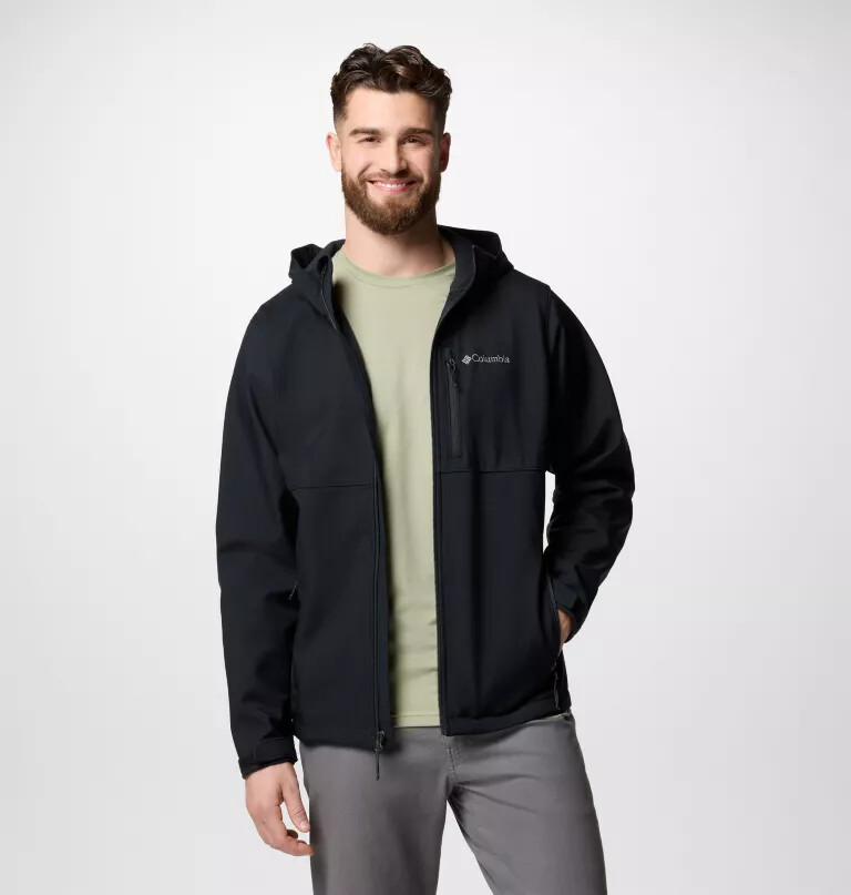 Ανδρικό μπουφάν softshell με κουκούλα ascende ii